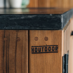 houtdoor keuken hout beton kokbeton
