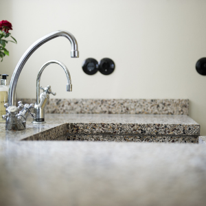 Terrazzo spoelbak kokbeton