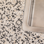 Terrazzo spoelbak kokbeton