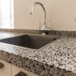 Terrazzo spoelbak kokbeton
