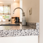 Terrazzo spoelbak kokbeton