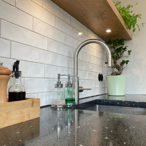 Terrazzo spoelbak kokbeton